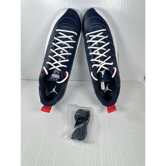 Size 12.5 Nike Jordan 12 Low Vapor Edge Howard Bisons Football Cleats FJ6215-416